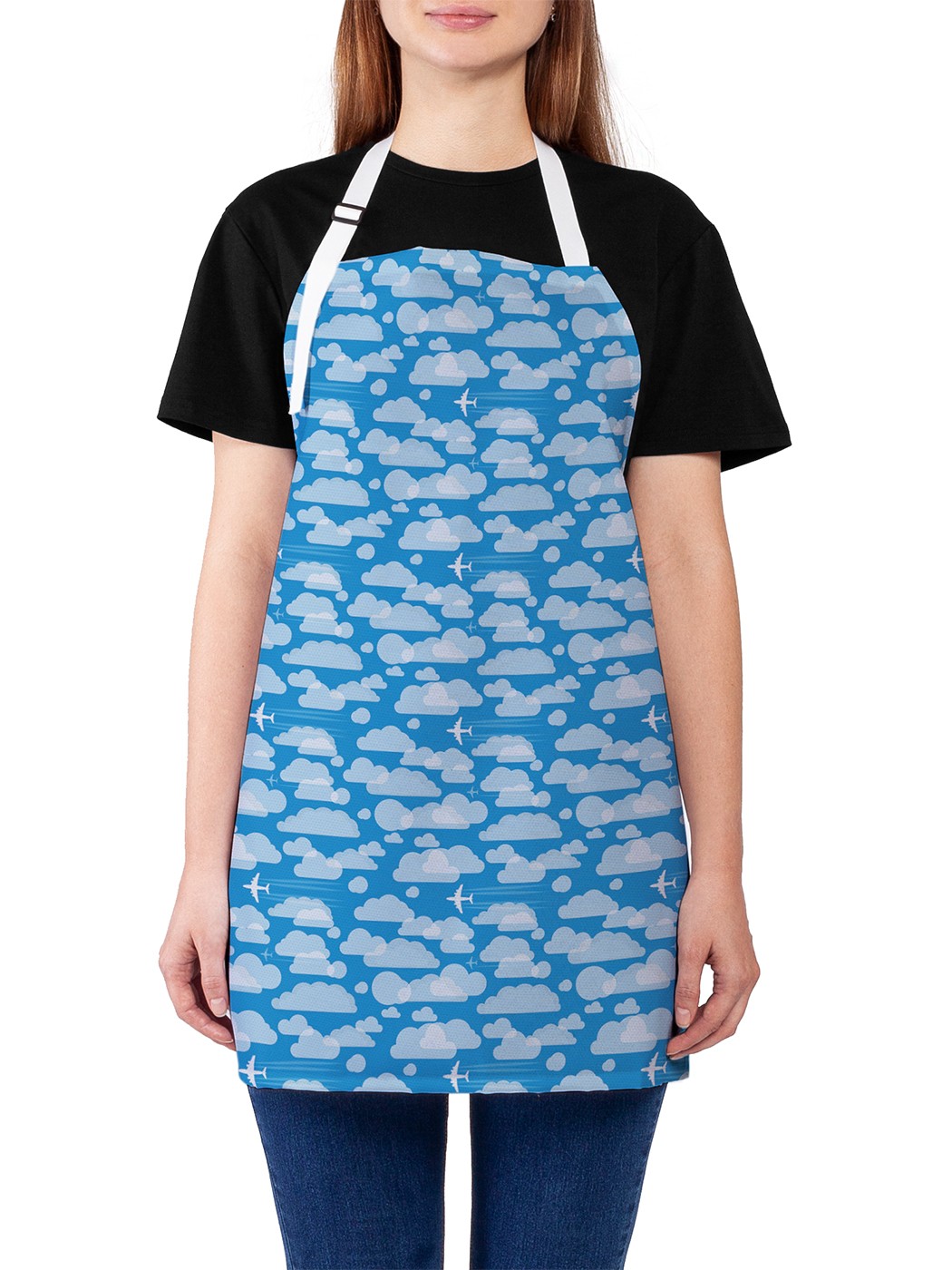 Фартук женский JoyArty для готовки "Самолеты в облаках", универсальный размер, Голубой
Фартук женский JoyArty для готовки "Самолеты в облаках", универсальный размер, Голубой
