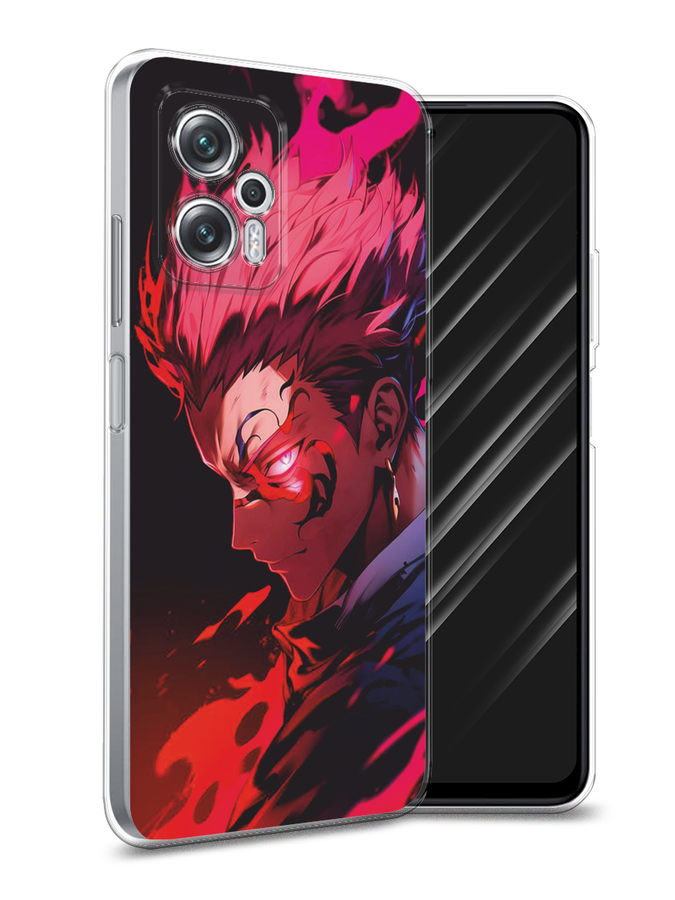Чехол Awog на Poco X4 GT, Redmi Note 11T Pro/11T Pro Plus "Взгляд Сукуны", Розовый;красный;черный, 315450-1
Чехол Awog на Poco X4 GT, Redmi Note 11T Pro/11T Pro Plus "Взгляд Сукуны", Розовый;красный;черный, 315450-1