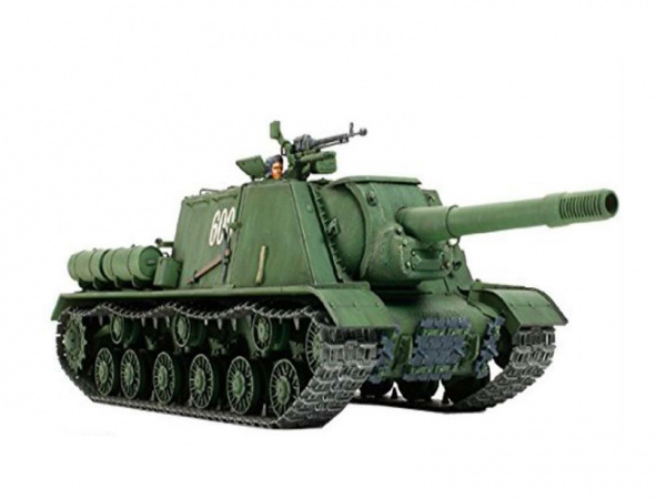 Сборная модель Tamiya 1/35 Советское тяжелое самоходное противотанковое орудие ИСУ-152
Сборная модель Tamiya 1/35 Советское тяжелое самоходное противотанковое орудие ИСУ-152