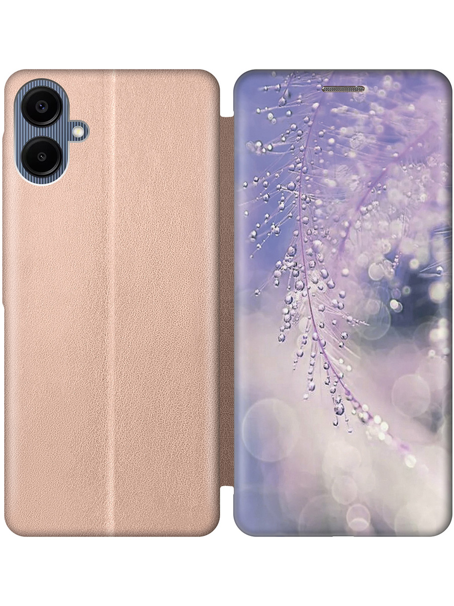 Чехол-книжка на Samsung Galaxy A06 с принтом "Ветка в капельках" золотой, Золотистый;белый;синий;фиолетовый, 786717523
Чехол-книжка на Samsung Galaxy A06 с принтом "Ветка в капельках" золотой, Золотистый;белый;синий;фиолетовый, 786717523