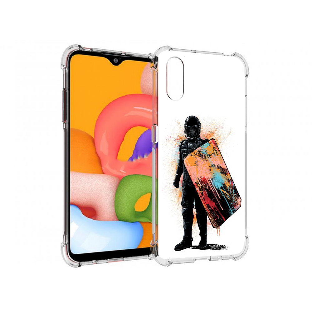 Чехол MyPads Tocco для Samsung Galaxy A01 солдат с красочным щитом (PT144711.509.614), Прозрачный, Tocco
Чехол MyPads Tocco для Samsung Galaxy A01 солдат с красочным щитом (PT144711.509.614), Прозрачный, Tocco