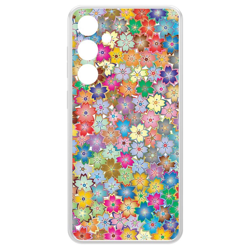 Чехол-накладка Krutoff Clear Case Цветочный паттерн 4 для Samsung Galaxy S23 FE, Прозрачный
Чехол-накладка Krutoff Clear Case Цветочный паттерн 4 для Samsung Galaxy S23 FE, Прозрачный