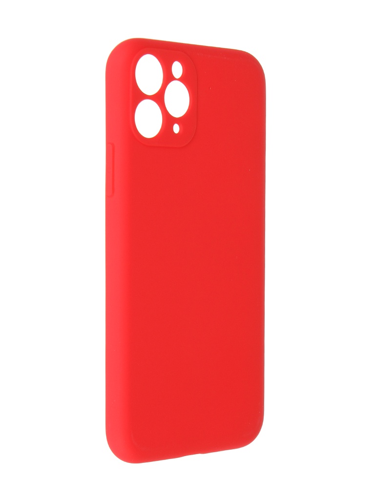 фото Чехол alwio для apple iphone 11 pro soft touch red asti11prd