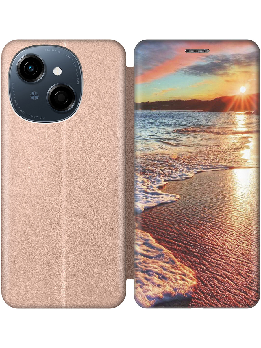 Чехол-книжка на Tecno Spark Go 1/Pop 9 с принтом "Залитый светом пляж" золотой, Золотистый;оранжевый;коричневый, 786716941
Чехол-книжка на Tecno Spark Go 1/Pop 9 с принтом "Залитый светом пляж" золотой, Золотистый;оранжевый;коричневый, 786716941