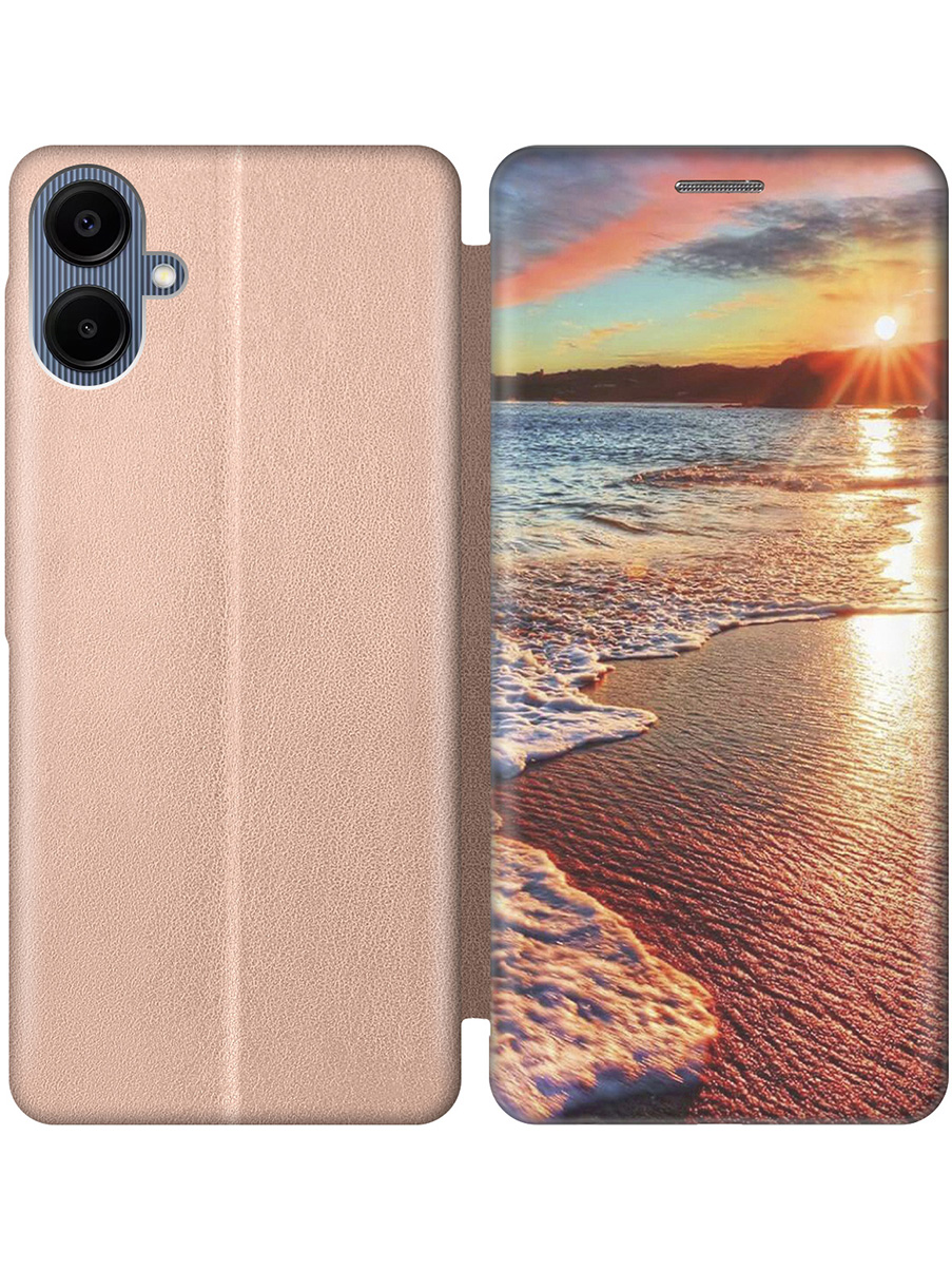 Чехол-книжка на Samsung Galaxy A06 с принтом "Залитый светом пляж" золотой, Золотистый;оранжевый;коричневый, 786717541
Чехол-книжка на Samsung Galaxy A06 с принтом "Залитый светом пляж" золотой, Золотистый;оранжевый;коричневый, 786717541