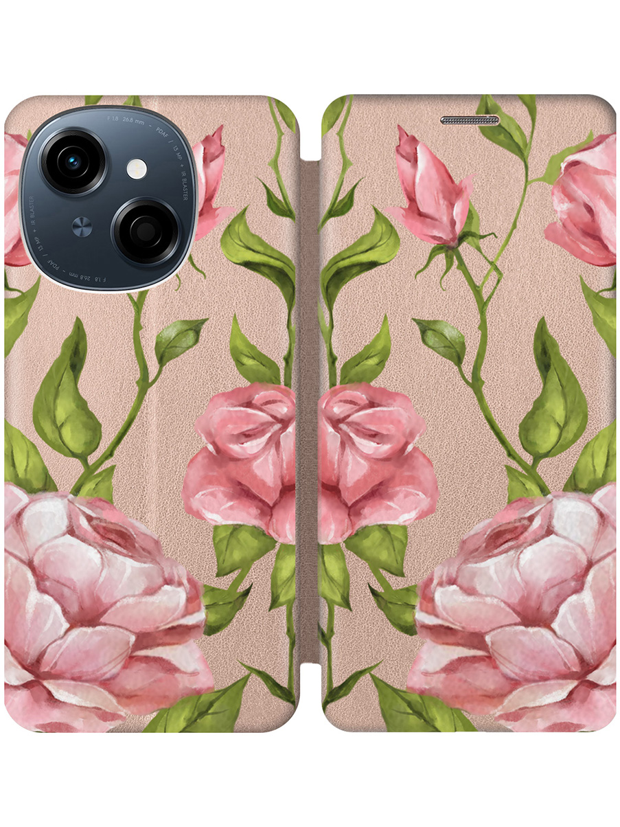 Чехол-книжка на Tecno Spark Go 1/Pop 9 с принтом "Удивительные розы" золотой, Золотистый;прозрачный;белый;зеленый, 786716922
Чехол-книжка на Tecno Spark Go 1/Pop 9 с принтом "Удивительные розы" золотой, Золотистый;прозрачный;белый;зеленый, 786716922