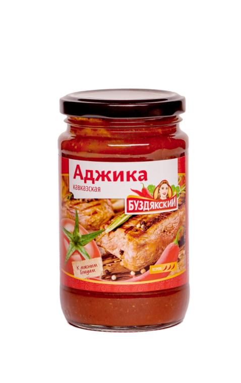 Аджика Буздякская Кавказская 350 г 
Аджика Буздякская Кавказская 350 г