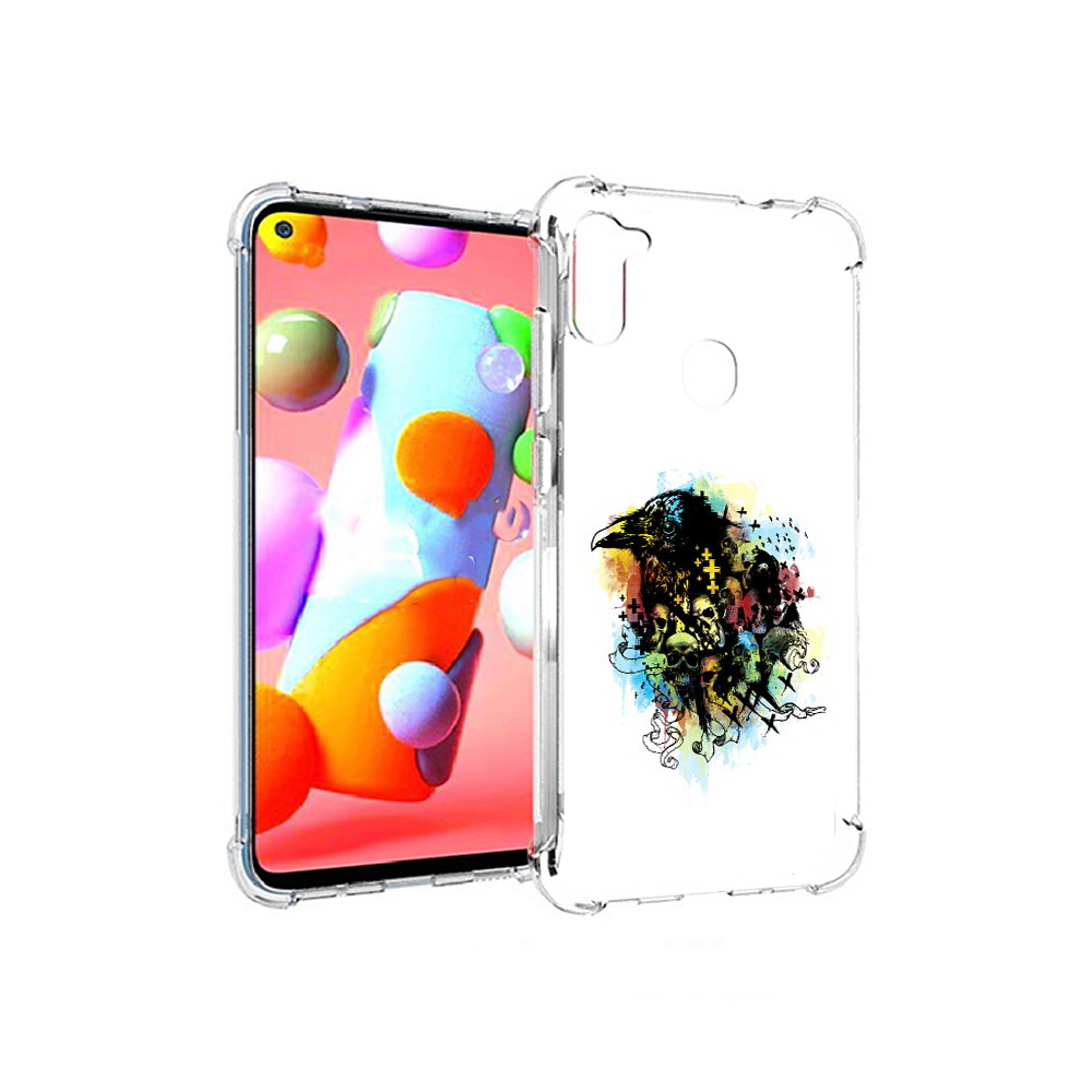 Чехол MyPads Tocco для Samsung Galaxy A11 ворон и черепа (PT149913.480.273), Прозрачный, Tocco
Чехол MyPads Tocco для Samsung Galaxy A11 ворон и черепа (PT149913.480.273), Прозрачный, Tocco