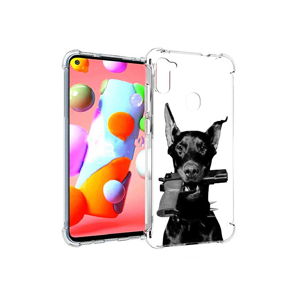 Чехол MyPads Tocco для Samsung Galaxy A11 доберман с пистолетом (PT149913.480.331), Прозрачный, Tocco
Чехол MyPads Tocco для Samsung Galaxy A11 доберман с пистолетом (PT149913.480.331), Прозрачный, Tocco