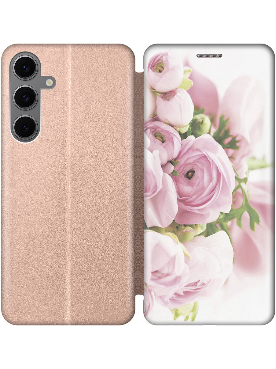 Чехол-книжка на Samsung Galaxy S24 FE с принтом "Розовые розы" золотой, Золотистый;белый;розовый;серый, 786718121
Чехол-книжка на Samsung Galaxy S24 FE с принтом "Розовые розы" золотой, Золотистый;белый;розовый;серый, 786718121