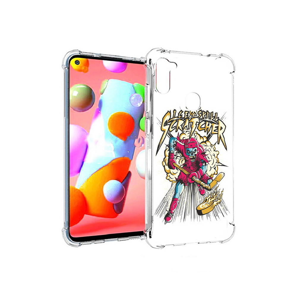 Чехол MyPads Tocco для Samsung Galaxy A11 нарисованный скелет хоккеист (PT149913.480.514), Прозрачный, Tocco
Чехол MyPads Tocco для Samsung Galaxy A11 нарисованный скелет хоккеист (PT149913.480.514), Прозрачный, Tocco