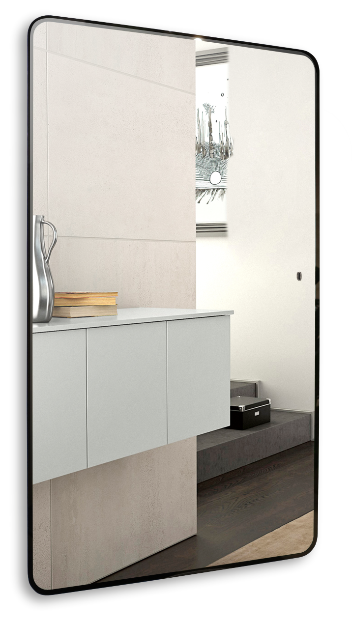 Зеркало AZARIO INCANTO 600х1000 бесконтактный сенсор, подсветка с диммером, цвет черный (L
Зеркало AZARIO INCANTO 600х1000 бесконтактный сенсор, подсветка с диммером, цвет черный (L