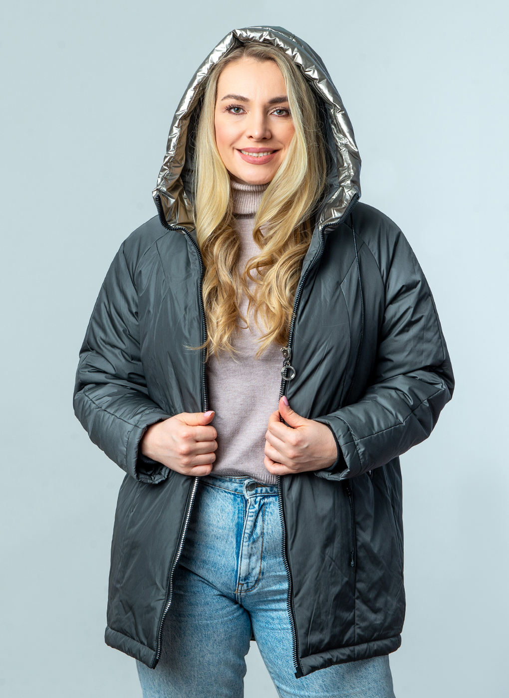 Куртка женская Napoli 57561 зеленая 54 RU, 57561 
Куртка женская Napoli 57561 зеленая 54 RU, 57561