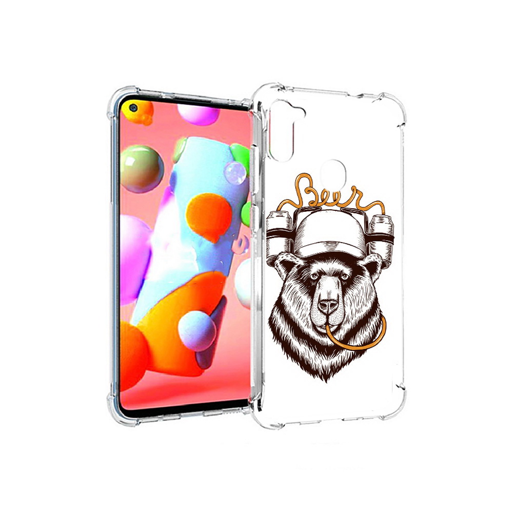 Чехол MyPads Tocco для Samsung Galaxy A11 пивной медведь (PT149913.480.538), Прозрачный, Tocco
Чехол MyPads Tocco для Samsung Galaxy A11 пивной медведь (PT149913.480.538), Прозрачный, Tocco