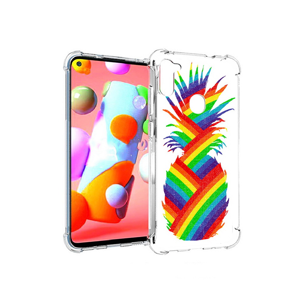 Чехол MyPads Tocco для Samsung Galaxy A11 радужный ананас (PT149913.480.566), Прозрачный, Tocco
Чехол MyPads Tocco для Samsung Galaxy A11 радужный ананас (PT149913.480.566), Прозрачный, Tocco