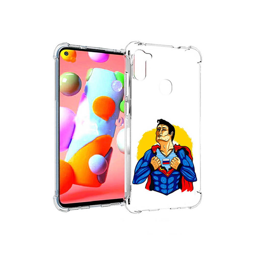 Чехол MyPads Tocco для Samsung Galaxy A11 русский супермен (PT149913.480.591), Прозрачный, Tocco
Чехол MyPads Tocco для Samsung Galaxy A11 русский супермен (PT149913.480.591), Прозрачный, Tocco
