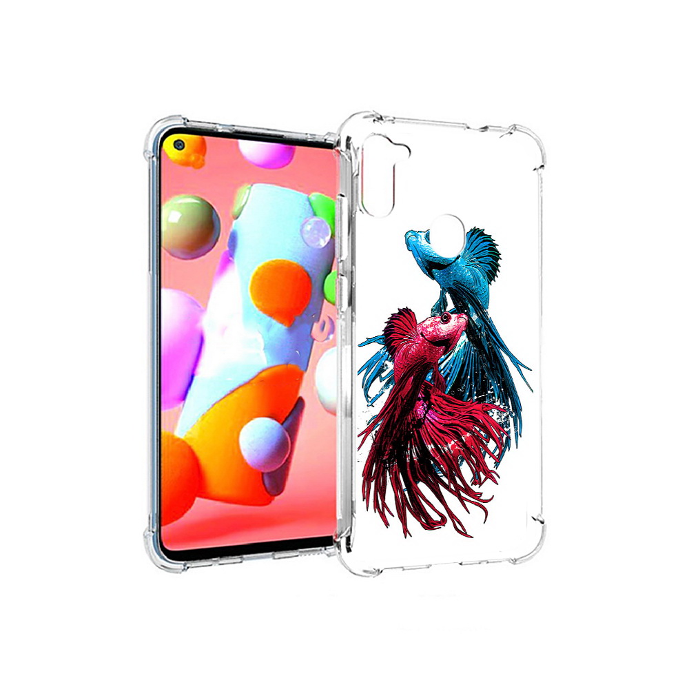 Чехол MyPads Tocco для Samsung Galaxy A11 рыбы петушки (PT149913.480.592), Прозрачный, Tocco
Чехол MyPads Tocco для Samsung Galaxy A11 рыбы петушки (PT149913.480.592), Прозрачный, Tocco