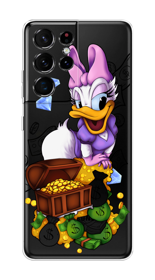 Чехол на Samsung Galaxy S21 Ultra "Rich Daisy Duck", Коричневый;белый;фиолетовый, 2102250-6
Чехол на Samsung Galaxy S21 Ultra "Rich Daisy Duck", Коричневый;белый;фиолетовый, 2102250-6