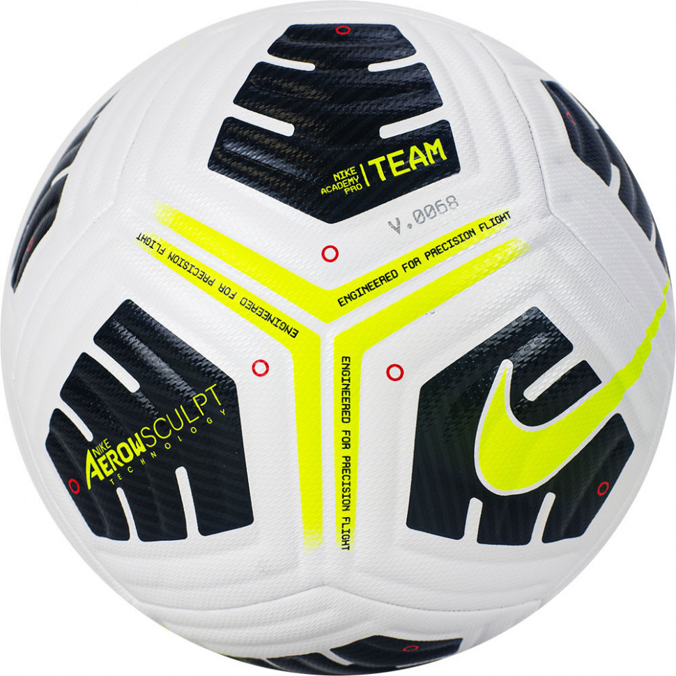 Мяч футбольный NIKE Academy Pro Ball, р.5, ПУ, FIFA Quality, 4панели, маш. сш, бел-желт, Academy Pro
Мяч футбольный NIKE Academy Pro Ball, р.5, ПУ, FIFA Quality, 4панели, маш. сш, бел-желт, Academy Pro