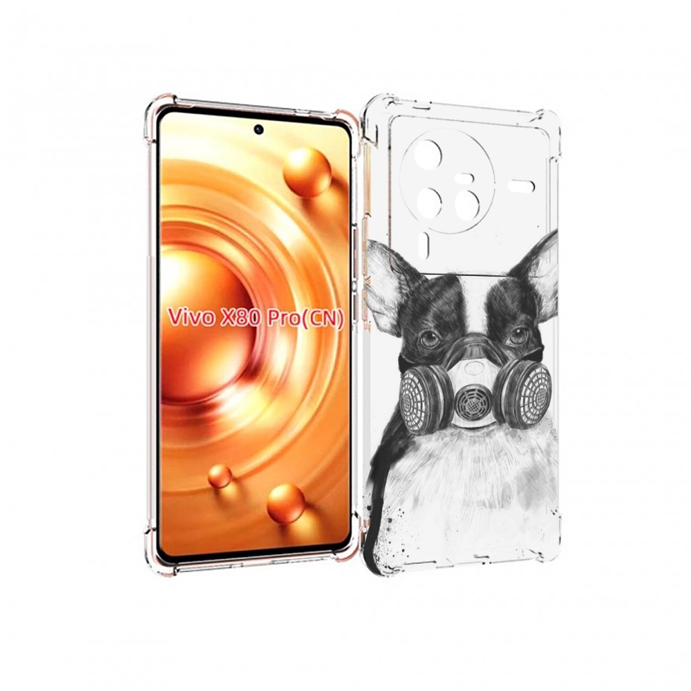 Чехол MyPads Французский бульдог для Vivo X80 Pro, Прозрачный, Tocco 
Чехол MyPads Французский бульдог для Vivo X80 Pro, Прозрачный, Tocco