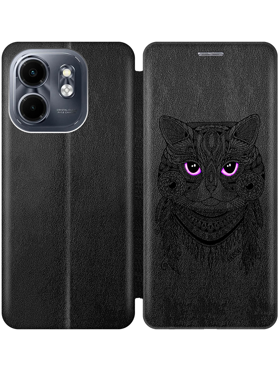 Чехол-книжка на Infinix Hot 50i / Smart 9 с принтом "Розовоглазая кошка" черный, Черный;прозрачный;фиолетовый, 786719312
Чехол-книжка на Infinix Hot 50i / Smart 9 с принтом "Розовоглазая кошка" черный, Черный;прозрачный;фиолетовый, 786719312