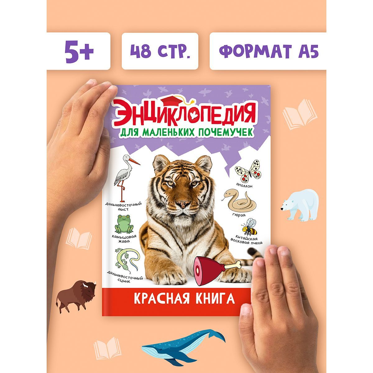 Энциклопедия детская для маленьких почемучек Красная книга, Энциклопедия для маленьких почемучек
Энциклопедия детская для маленьких почемучек Красная книга, Энциклопедия для маленьких почемучек