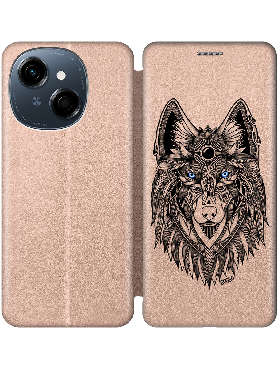 Чехол-книжка на Tecno Spark Go 1 / Pop 9 с принтом "Голубоглазый волк" золотой, Золотистый;прозрачный;голубой;черный, 786716912
Чехол-книжка на Tecno Spark Go 1 / Pop 9 с принтом "Голубоглазый волк" золотой, Золотистый;прозрачный;голубой;черный, 786716912