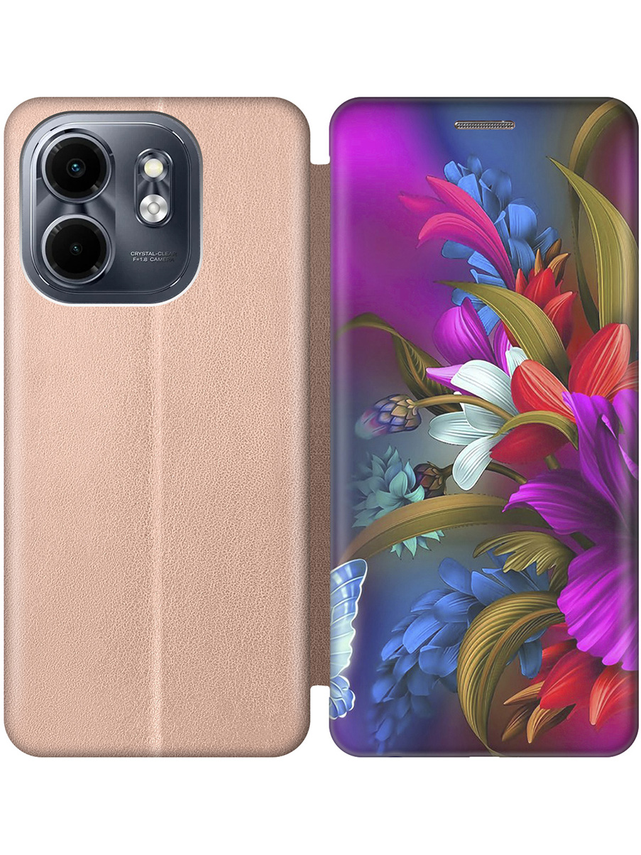 Чехол-книжка на Infinix Hot 50i/Smart 9 с принтом "Фантастические цветы" золотой, Золотистый;зеленый;красный;фиолетовый, 786719323
Чехол-книжка на Infinix Hot 50i/Smart 9 с принтом "Фантастические цветы" золотой, Золотистый;зеленый;красный;фиолетовый, 786719323
