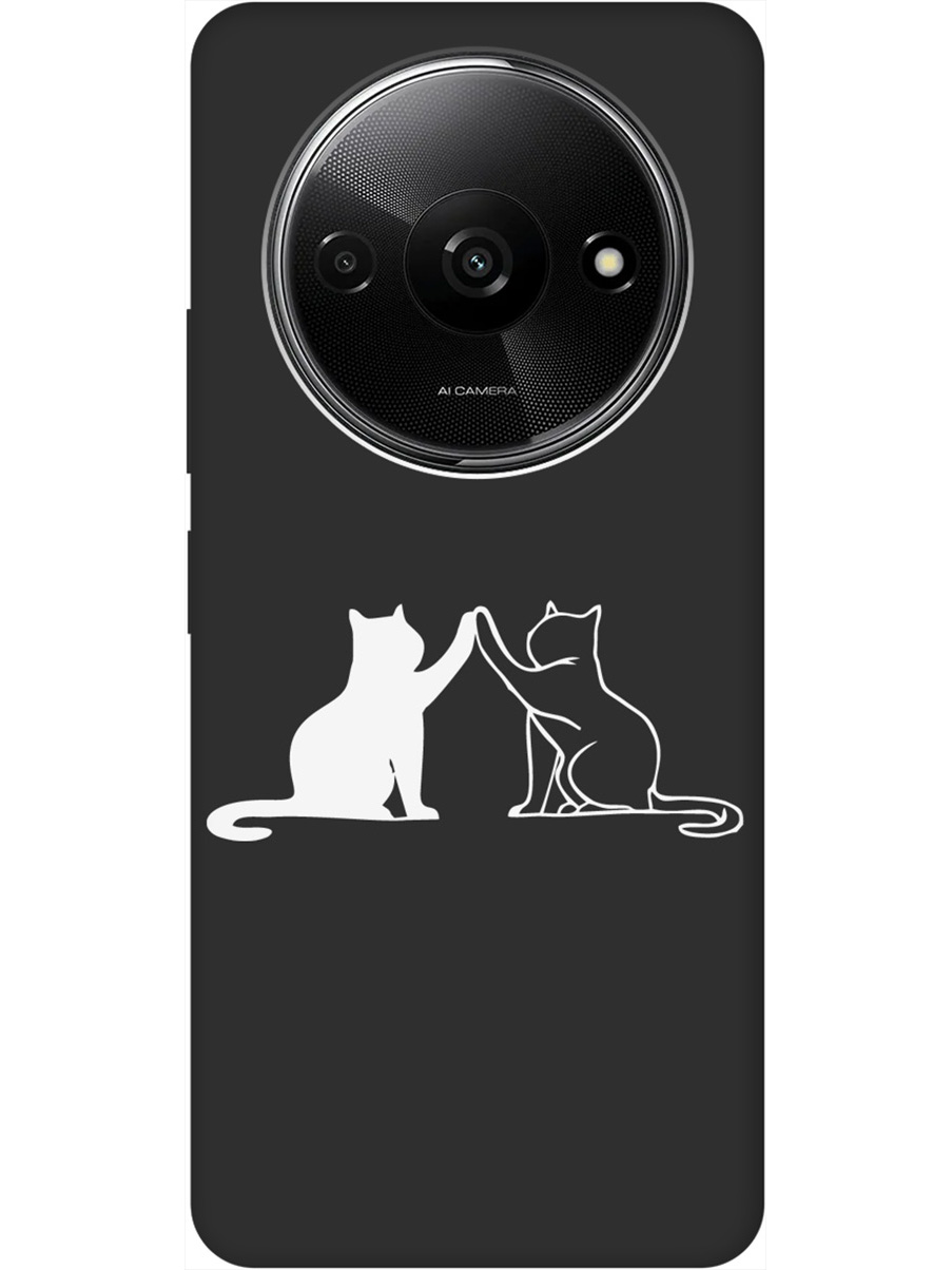 Силиконовый чехол на Xiaomi Redmi A3 с рисунком "Cats W" Soft Touch черный, Черный;белый, 20012119
Силиконовый чехол на Xiaomi Redmi A3 с рисунком "Cats W" Soft Touch черный, Черный;белый, 20012119