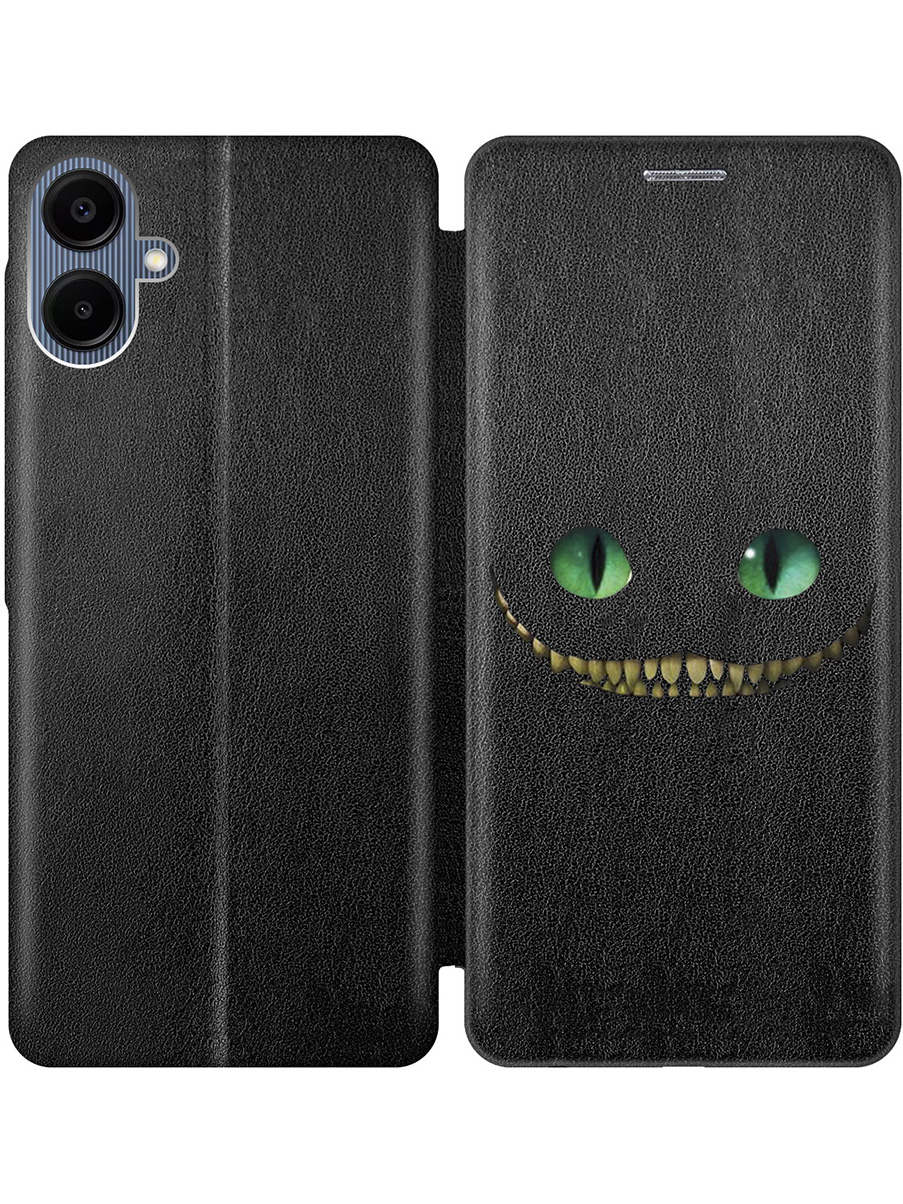 Чехол-книжка на Samsung Galaxy A06 с принтом "Чеширский кот" черный, Черный;прозрачный;белый;зеленый, 786717571
Чехол-книжка на Samsung Galaxy A06 с принтом "Чеширский кот" черный, Черный;прозрачный;белый;зеленый, 786717571