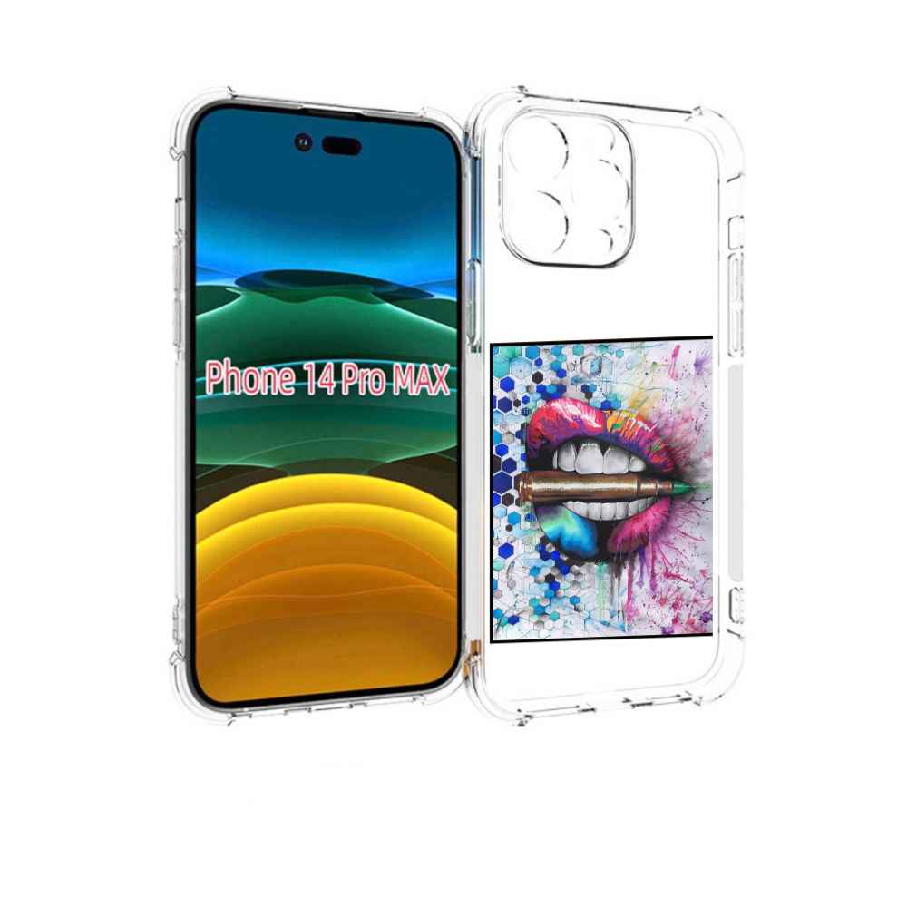 Чехол MyPads разноцветные губы с пулей для iPhone 14 Pro Max, Прозрачный, Tocco
Чехол MyPads разноцветные губы с пулей для iPhone 14 Pro Max, Прозрачный, Tocco