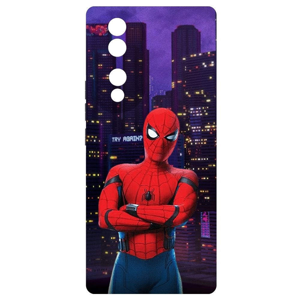 Чехол-накладка Krutoff Soft Case Человек-Паук. На крыше для Honor 70 черный
Чехол-накладка Krutoff Soft Case Человек-Паук. На крыше для Honor 70 черный