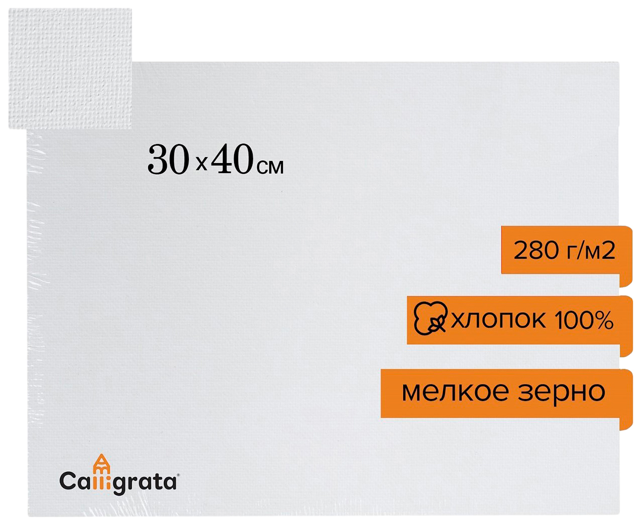 Холст на картоне Calligrata, хлопок 100%, 30 х 40 см, 3 мм, акриловый грунт, мелкое зерно
Холст на картоне Calligrata, хлопок 100%, 30 х 40 см, 3 мм, акриловый грунт, мелкое зерно