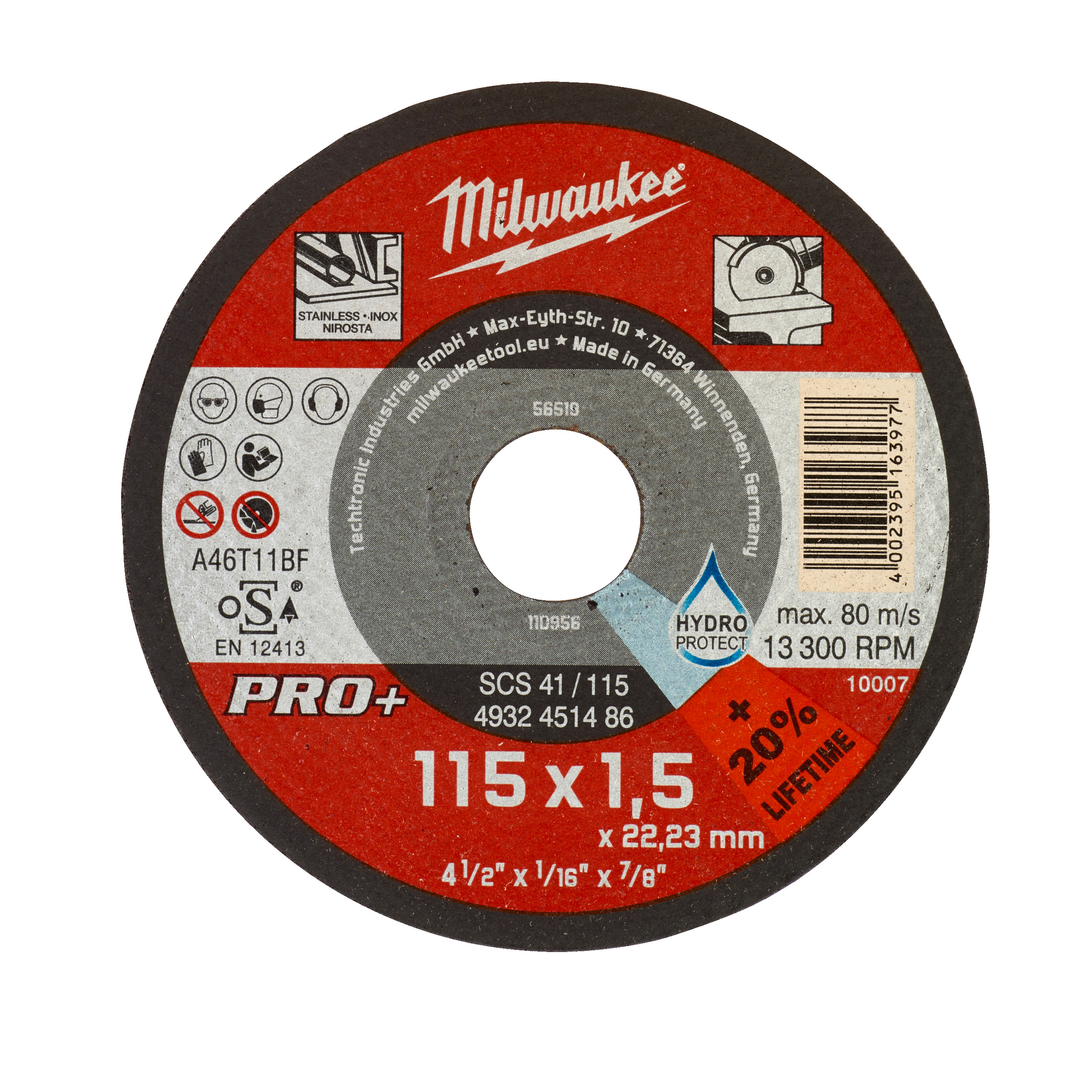 Отрезной диск SCS 41/115х1,5 PRO+ (1 шт) (заказ кратно 50 шт), CutWSCS41/115X1,5 PRO+ CUTTING WHEEL1pc
Отрезной диск SCS 41/115х1,5 PRO+ (1 шт) (заказ кратно 50 шт), CutWSCS41/115X1,5 PRO+ CUTTING WHEEL1pc