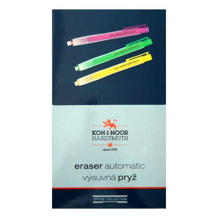 Ластик с держателем Koh-I-Noor 9736, цветной корпус артикул ластика - 247473212 шт., Разноцветный
Ластик с держателем Koh-I-Noor 9736, цветной корпус артикул ластика - 247473212 шт., Разноцветный