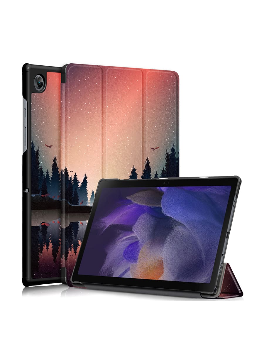 фото Чехол для планшета samsung tab a8 2021 (x200/x205) "закат" с магнитом mobileocean
