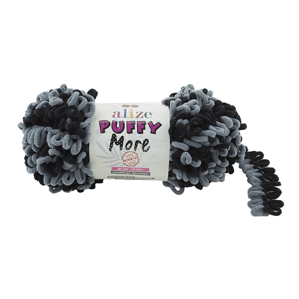 Пряжа ALIZE Puffy More 150г, 11,5м (100% микрополиэстер) (6284), 2 мотка, Серый, Puffy More
Пряжа ALIZE Puffy More 150г, 11,5м (100% микрополиэстер) (6284), 2 мотка, Серый, Puffy More