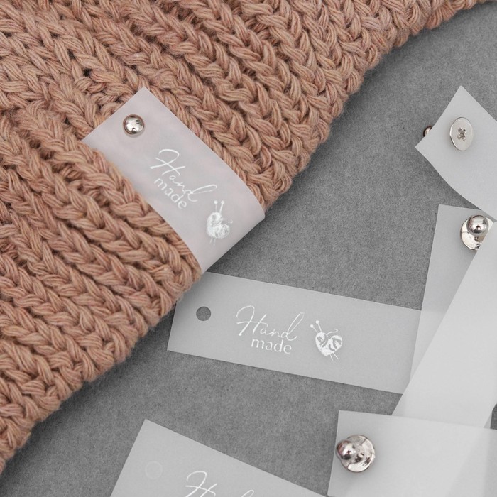 Арт Узор Бирка с кнопкой «Hand made», 8 х 1,8 см, 10 шт, цвет матовый/серебряный, Белый
Арт Узор Бирка с кнопкой «Hand made», 8 х 1,8 см, 10 шт, цвет матовый/серебряный, Белый