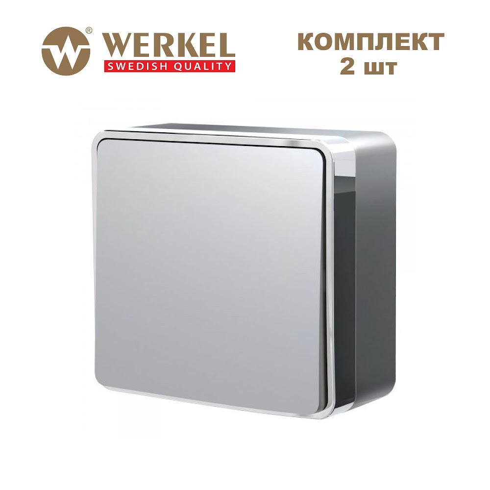 Комплект из 2 шт накладных одноклавишных выключателей Werkel Gallant W5010006 серебряный, Серебристый, Накладной выключатель одноклавишный Gallant комплект
Комплект из 2 шт накладных одноклавишных выключателей Werkel Gallant W5010006 серебряный, Серебристый, Накладной выключатель одноклавишный Gallant комплект