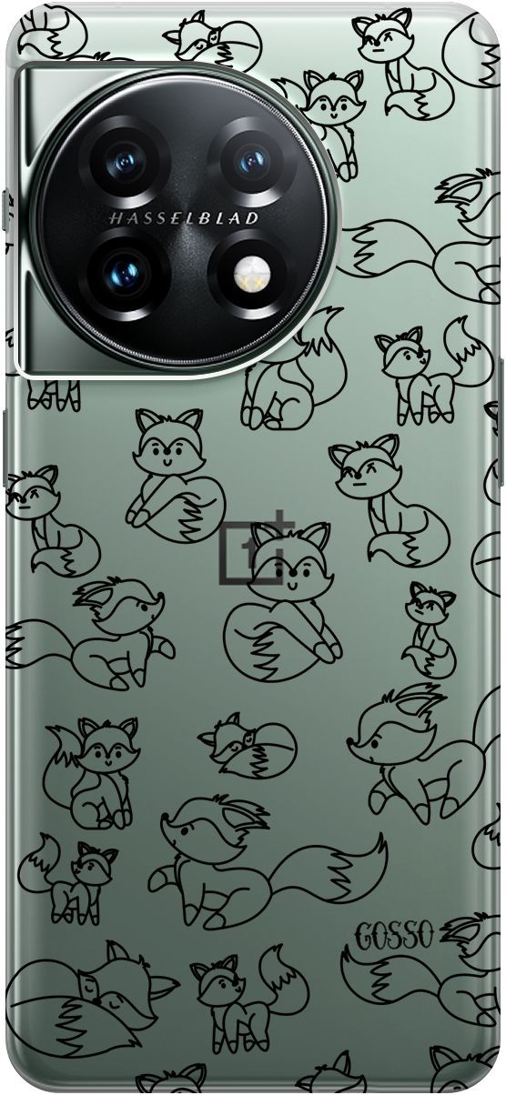 Силиконовый чехол на OnePlus 11 с 3D принтом "Funny Foxes" прозрачный, Прозрачный;черный, 159476
Силиконовый чехол на OnePlus 11 с 3D принтом "Funny Foxes" прозрачный, Прозрачный;черный, 159476