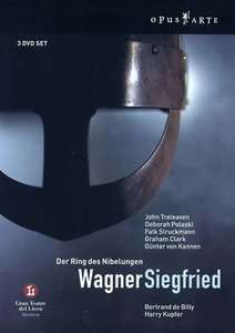 Wagner: Siegfried (Liceu, 2004). John Treleaven, Graham Clark, Falk Struckmann, Deborah Po, 3 DVD
Wagner: Siegfried (Liceu, 2004). John Treleaven, Graham Clark, Falk Struckmann, Deborah Po, 3 DVD