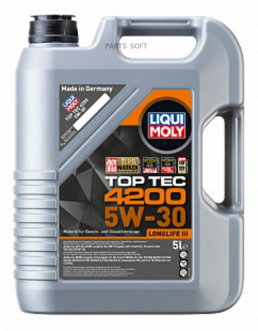 Моторное масло LIQUI MOLY Нс-Синт. Top Tec 4200 5W-30 New Generation Sp C3(5Л) (7661) 8973
Моторное масло LIQUI MOLY Нс-Синт. Top Tec 4200 5W-30 New Generation Sp C3(5Л) (7661) 8973