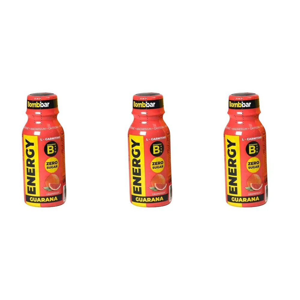 L-Carnitine + Guarana + Витамины В Bombbar Energy 3х100мл Грейпфрут, Bombbar, ENERGY L-carnitine + Guarana + Витамины В, 3х100мл (Грейпфрут)
L-Carnitine + Guarana + Витамины В Bombbar Energy 3х100мл Грейпфрут, Bombbar, ENERGY L-carnitine + Guarana + Витамины В, 3х100мл (Грейпфрут)