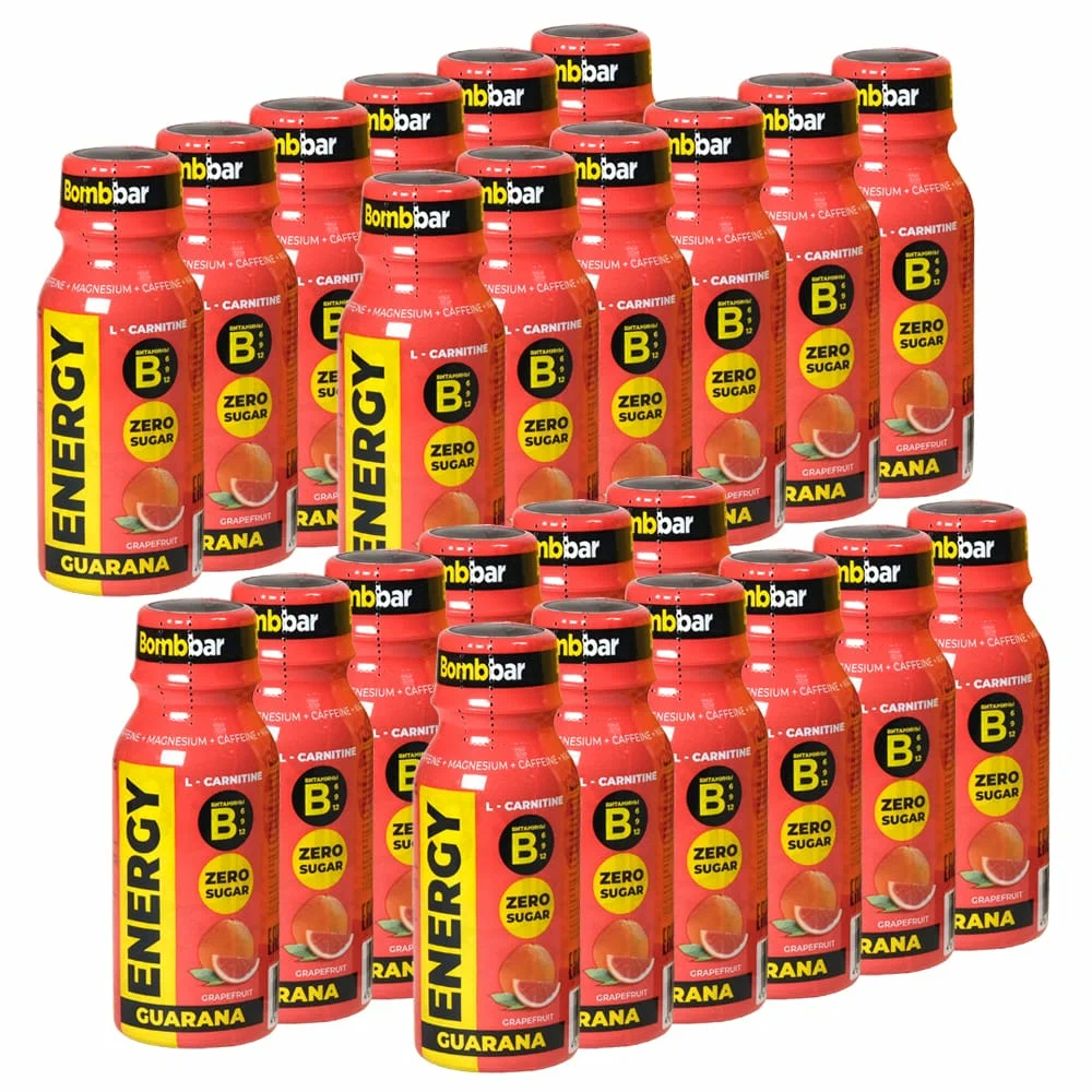L-Carnitine + Guarana + Витамины В Bombbar Energy 24х100мл Грейпфрут, Bombbar, ENERGY L-carnitine + Guarana + Витамины В, 24х100мл (Грейпфрут)
L-Carnitine + Guarana + Витамины В Bombbar Energy 24х100мл Грейпфрут, Bombbar, ENERGY L-carnitine + Guarana + Витамины В, 24х100мл (Грейпфрут)