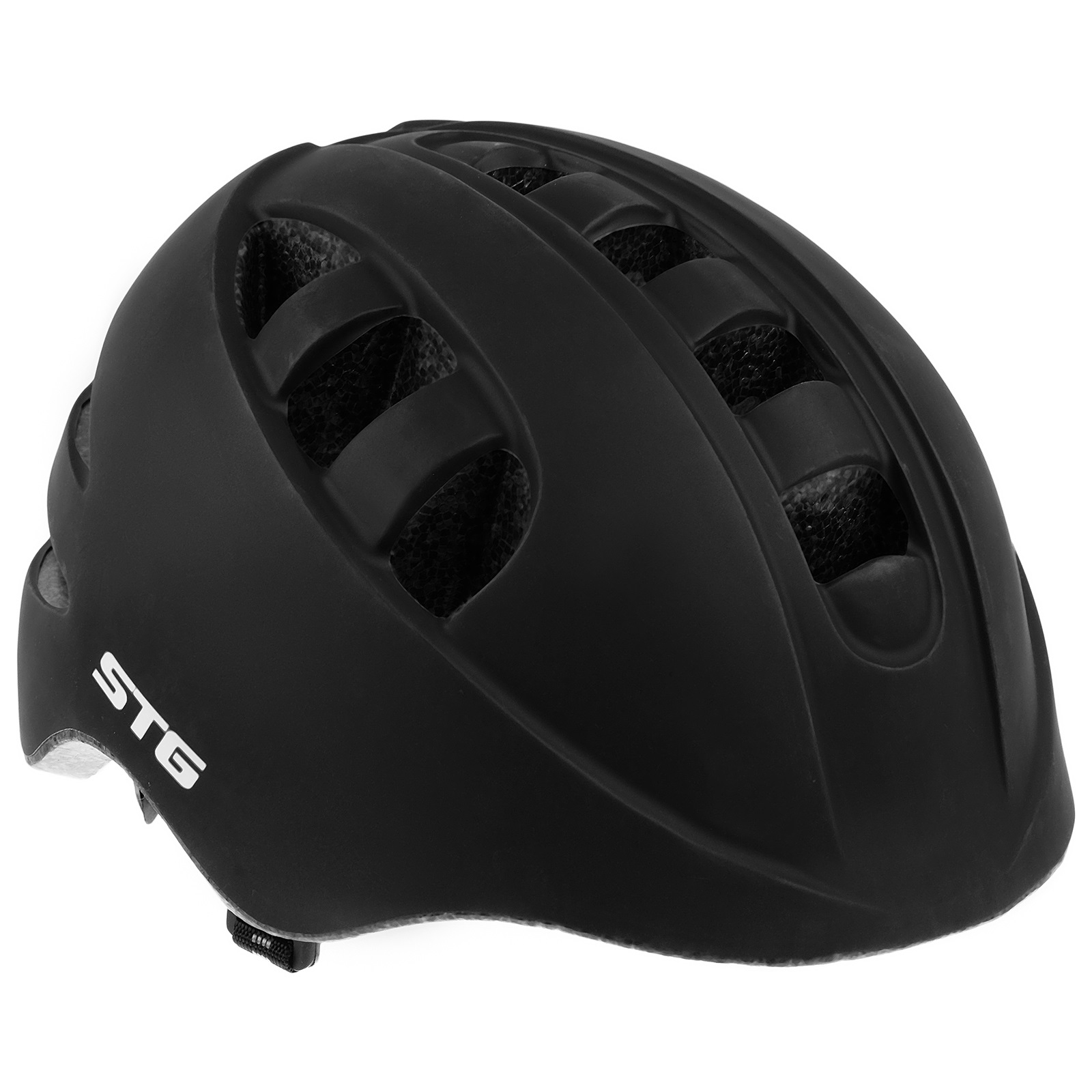 фото Велосипедный шлем stg ma-2-b, черный, xs