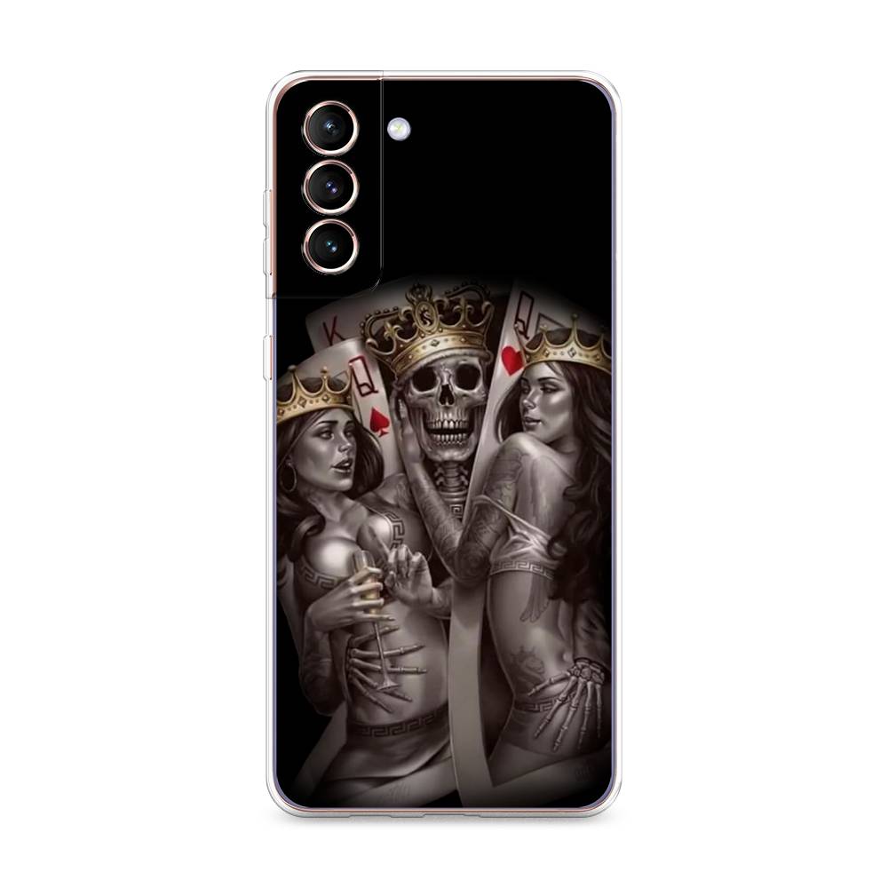Чехол на Samsung Galaxy S21 Plus "Карты король и королевы", Серый;желтый, 2102150-6
Чехол на Samsung Galaxy S21 Plus "Карты король и королевы", Серый;желтый, 2102150-6
