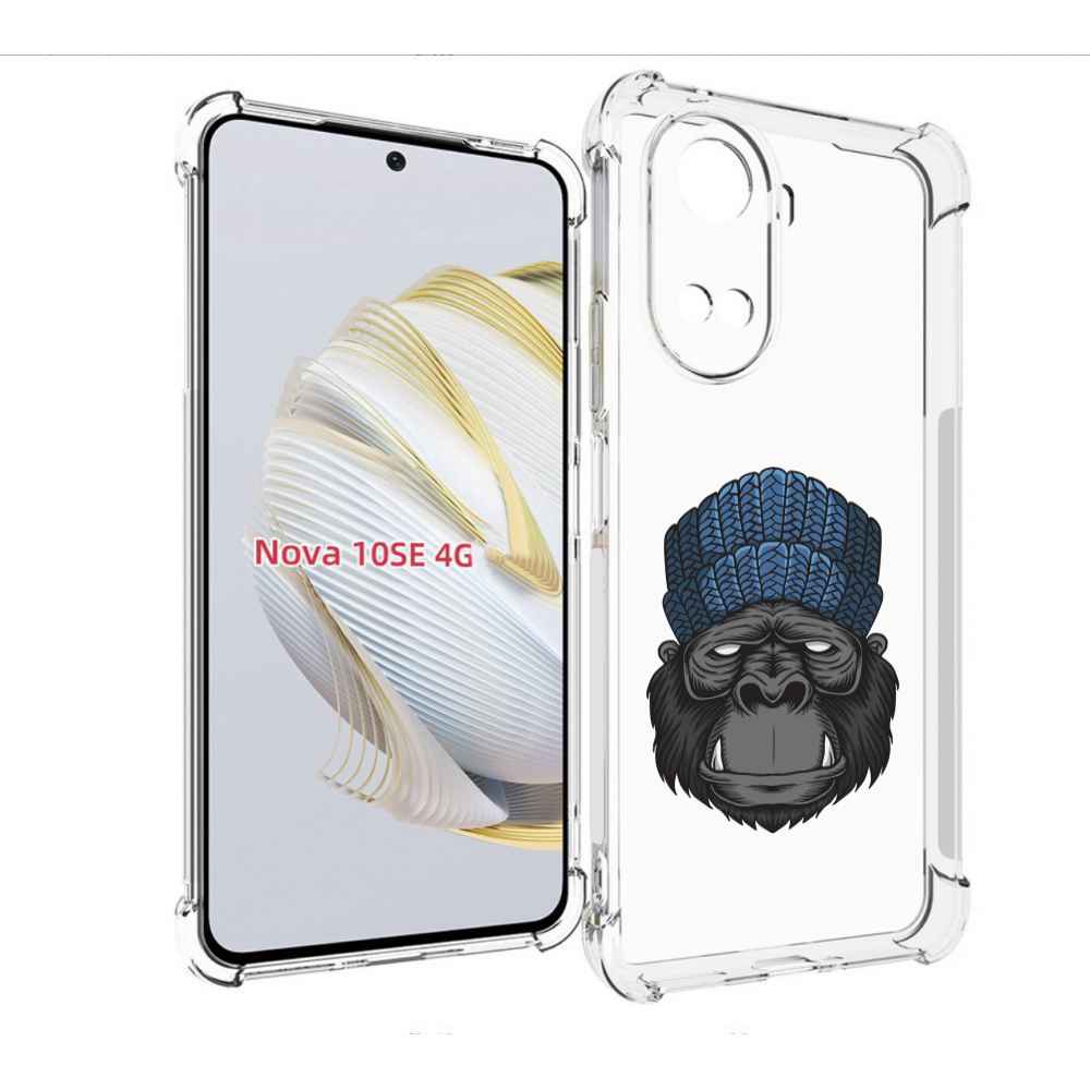 Чехол MyPads Горила для Huawei Nova 10 SE, Прозрачный, Tocco 
Чехол MyPads Горила для Huawei Nova 10 SE, Прозрачный, Tocco
