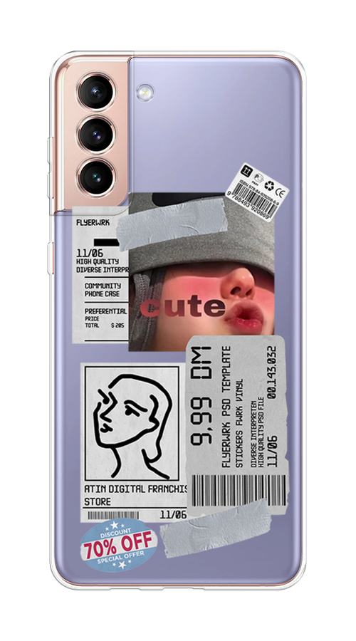 Чехол на Samsung Galaxy S21 Plus "Cute girl collage", Розовый;серый;голубой, 2102150-6
Чехол на Samsung Galaxy S21 Plus "Cute girl collage", Розовый;серый;голубой, 2102150-6