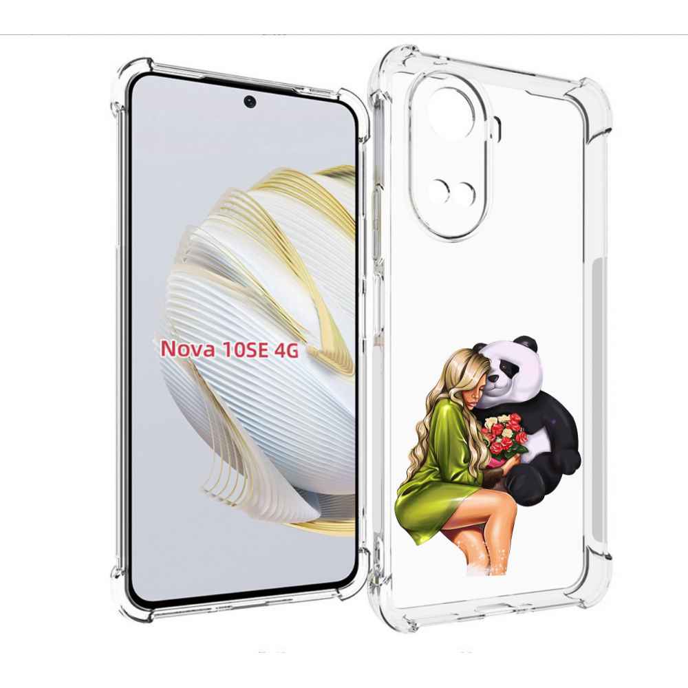 Чехол MyPads Девушка-с-пандой-с-букетом женский для Huawei Nova 10 SE, Прозрачный, Tocco
Чехол MyPads Девушка-с-пандой-с-букетом женский для Huawei Nova 10 SE, Прозрачный, Tocco