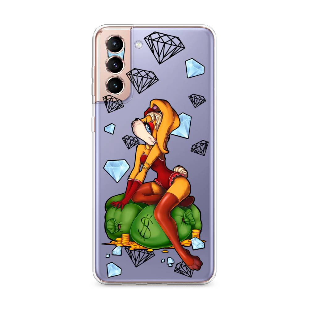 Чехол на Samsung Galaxy S21 Plus "Лола Банни с бриллиантами", Бордовый;оранжевый;зеленый, 2102150-6
Чехол на Samsung Galaxy S21 Plus "Лола Банни с бриллиантами", Бордовый;оранжевый;зеленый, 2102150-6